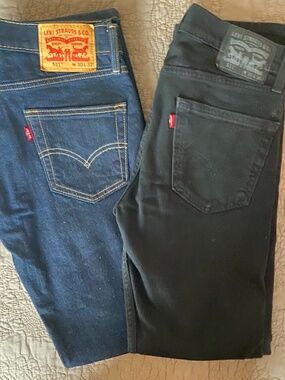 Two Pairs of Mens Levi Jeans